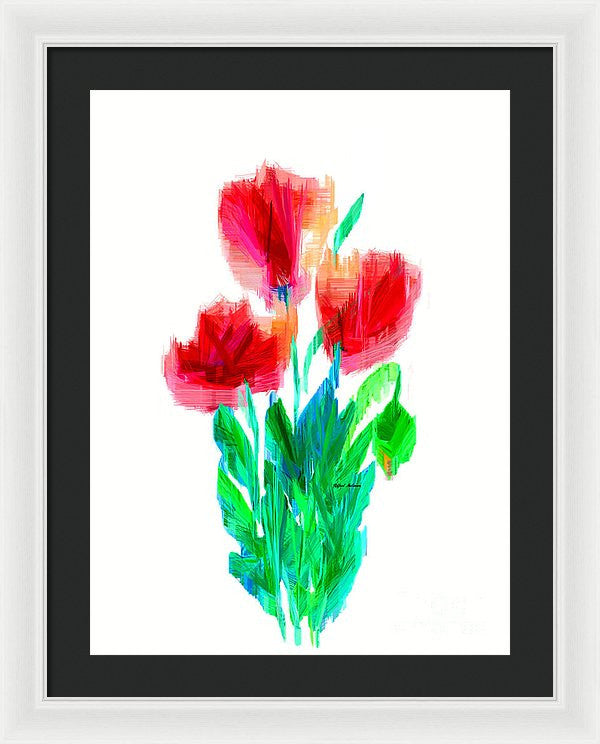 Framed Print - You Got Flowers