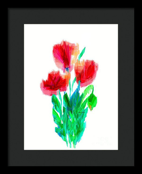 Framed Print - You Got Flowers