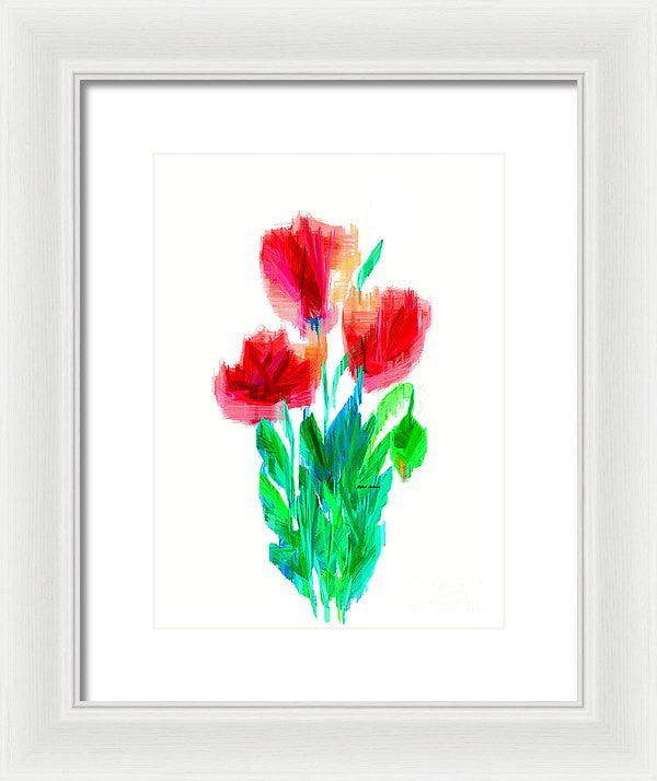 Framed Print - You Got Flowers