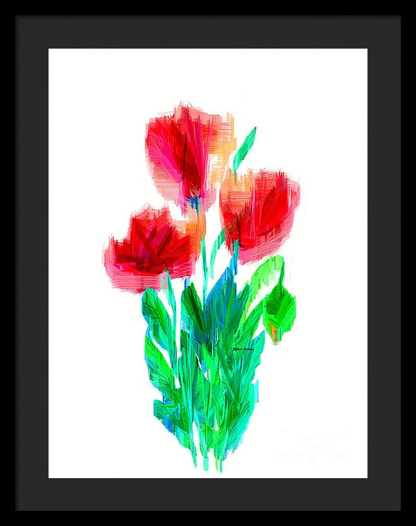 Framed Print - You Got Flowers