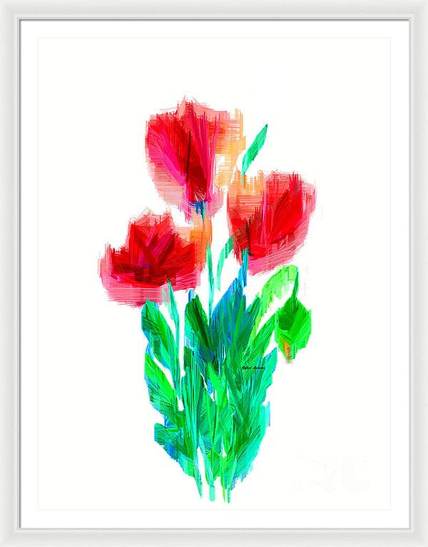 Framed Print - You Got Flowers