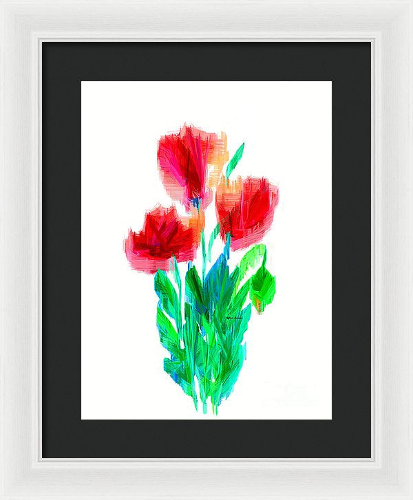 Framed Print - You Got Flowers