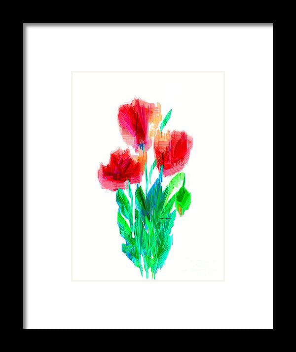 Framed Print - You Got Flowers