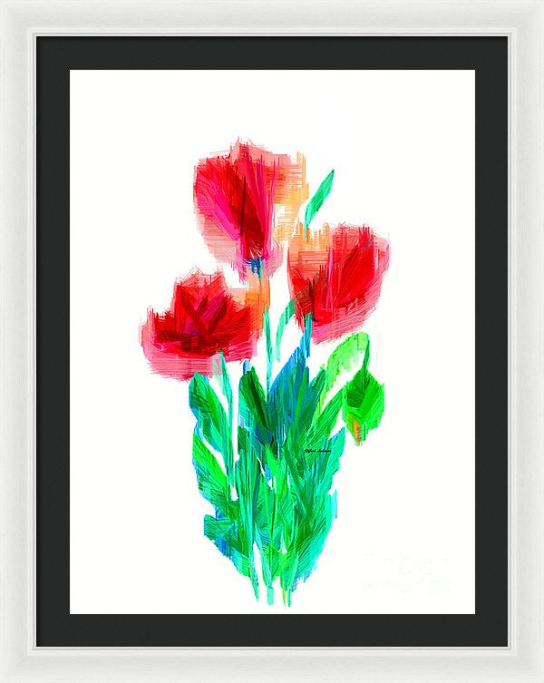 Framed Print - You Got Flowers