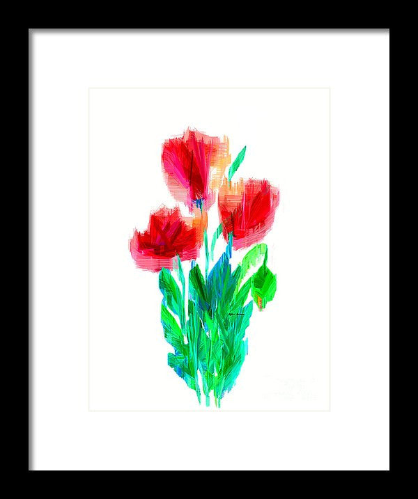 Framed Print - You Got Flowers