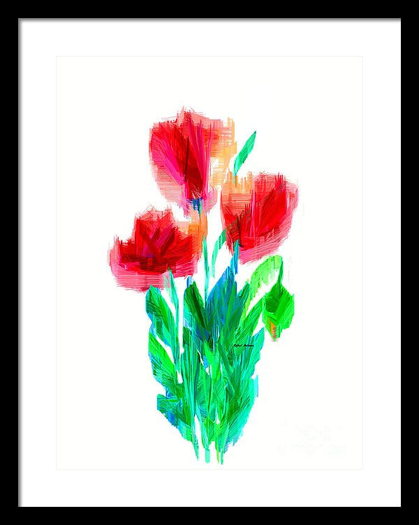 Framed Print - You Got Flowers