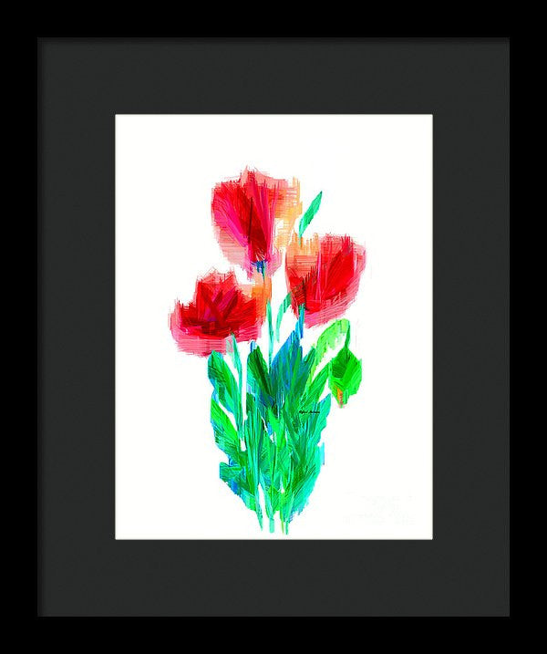 Framed Print - You Got Flowers