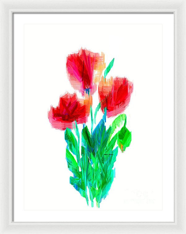 Framed Print - You Got Flowers