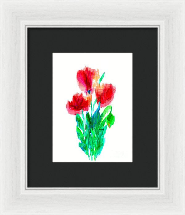 Framed Print - You Got Flowers