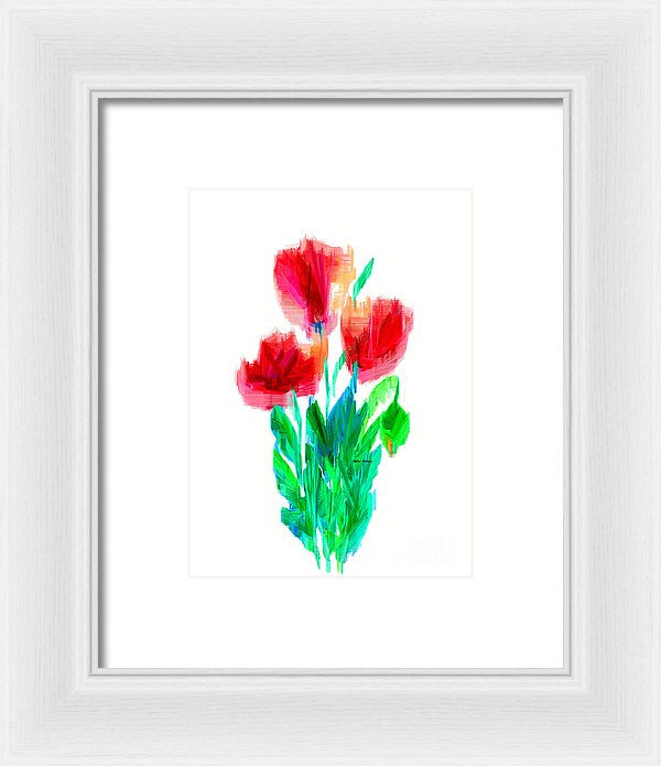 Framed Print - You Got Flowers