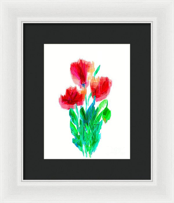 Framed Print - You Got Flowers