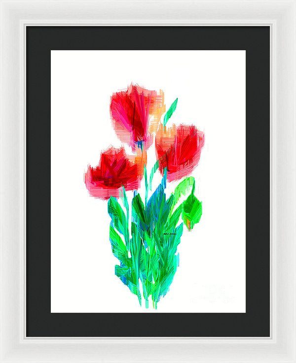 Framed Print - You Got Flowers