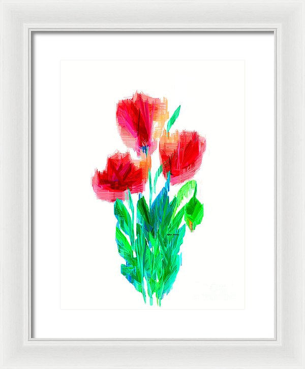 Framed Print - You Got Flowers