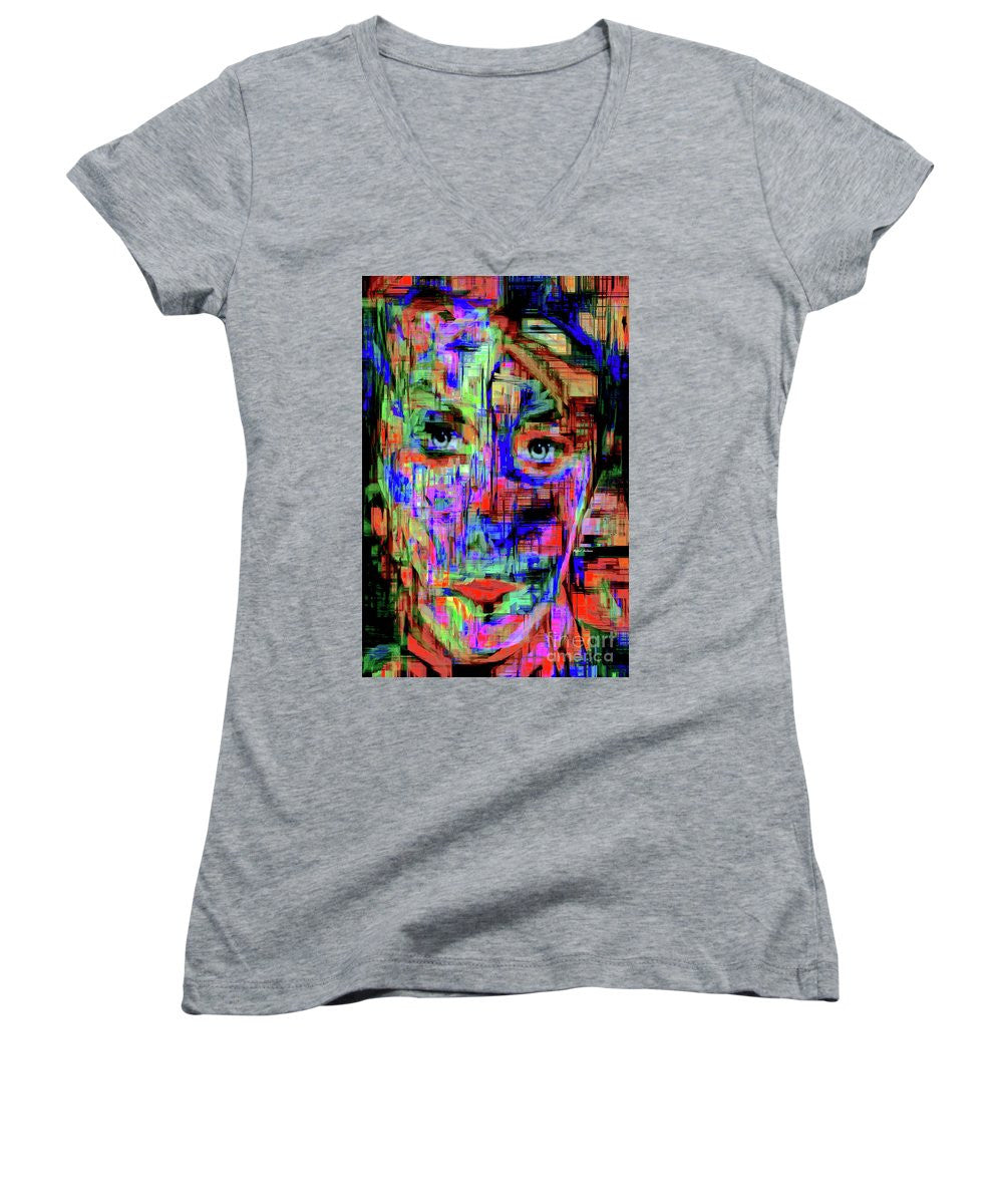 Women's V-Neck T-Shirt (Junior Cut) - Besties