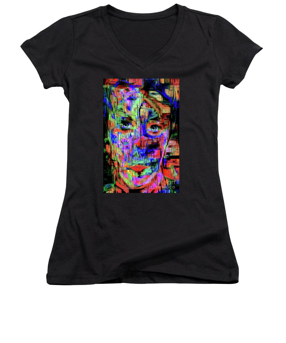 Women's V-Neck T-Shirt (Junior Cut) - Besties