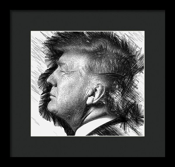 Framed Print - Donald J. Trump