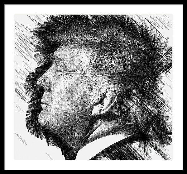 Framed Print - Donald J. Trump