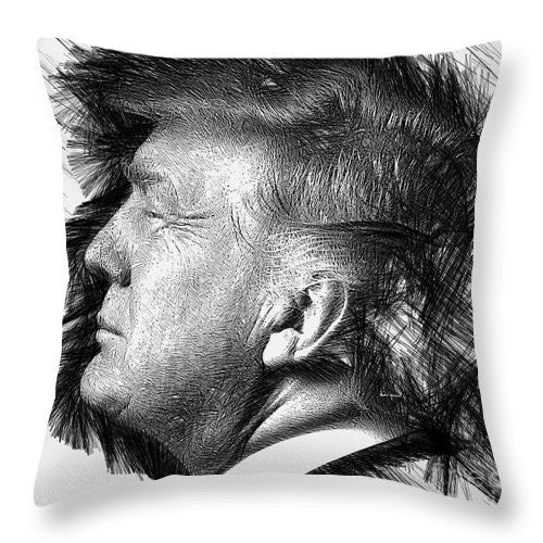 Throw Pillow - Donald J. Trump
