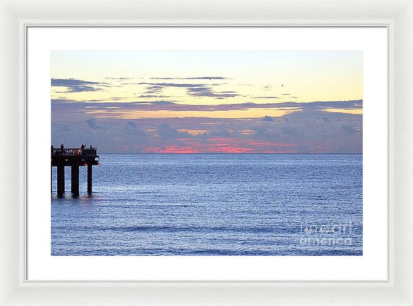 Framed Print - Sunrise In Florida Riviera