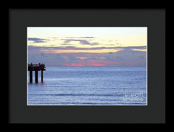 Framed Print - Sunrise In Florida Riviera