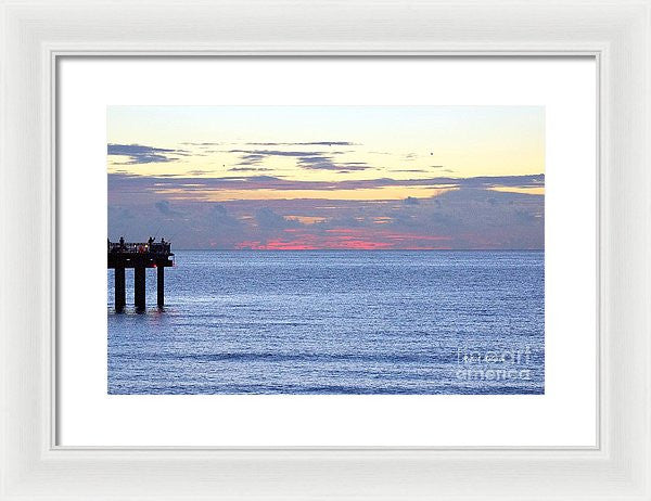 Framed Print - Sunrise In Florida Riviera