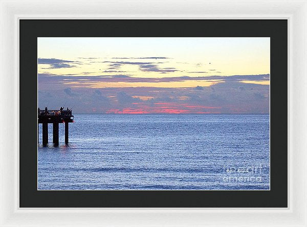 Framed Print - Sunrise In Florida Riviera