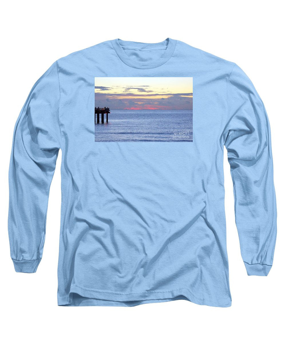 Long Sleeve T-Shirt - Sunrise In Florida Riviera