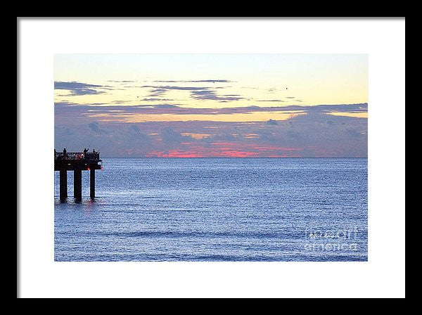 Framed Print - Sunrise In Florida Riviera