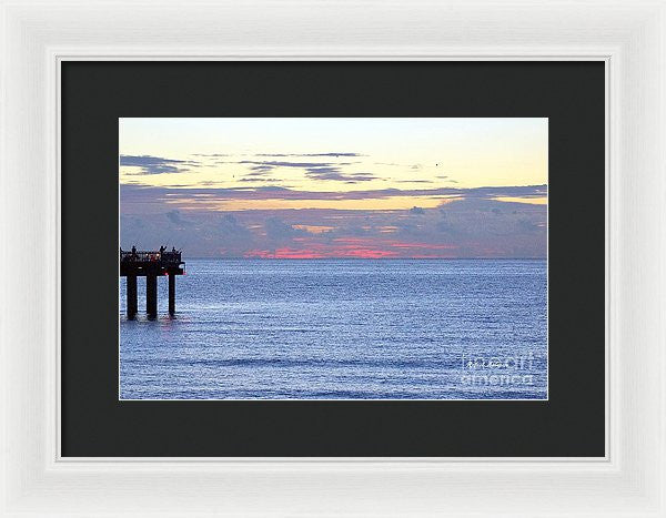 Framed Print - Sunrise In Florida Riviera