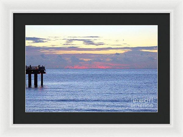 Framed Print - Sunrise In Florida Riviera