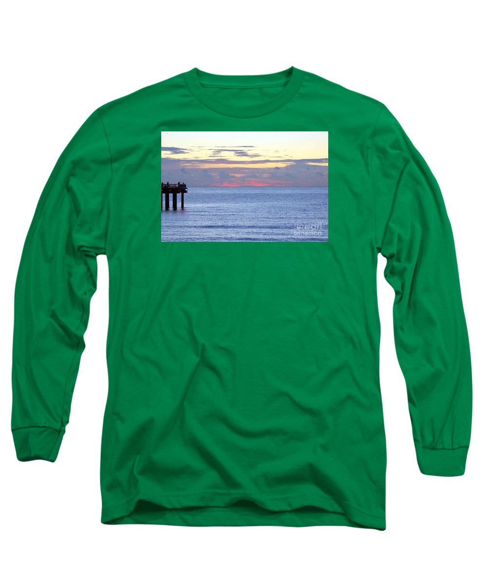 Long Sleeve T-Shirt - Sunrise In Florida Riviera