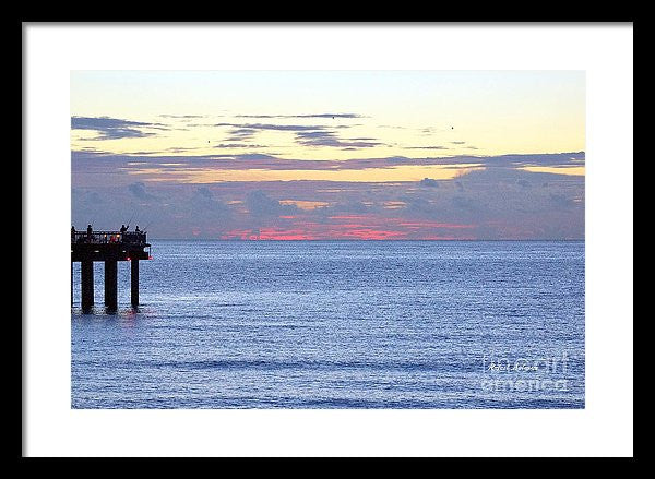 Framed Print - Sunrise In Florida Riviera