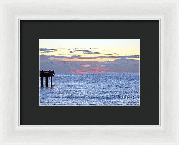 Framed Print - Sunrise In Florida Riviera