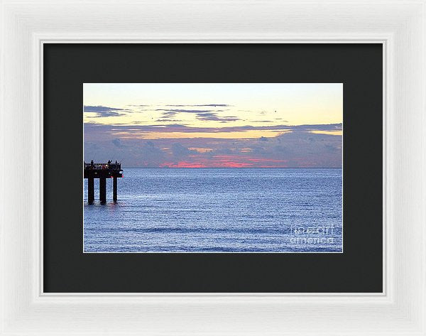 Framed Print - Sunrise In Florida Riviera