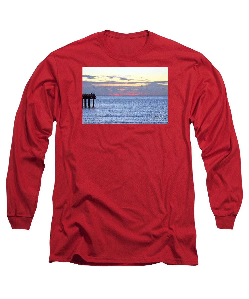 Long Sleeve T-Shirt - Sunrise In Florida Riviera