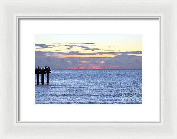 Framed Print - Sunrise In Florida Riviera