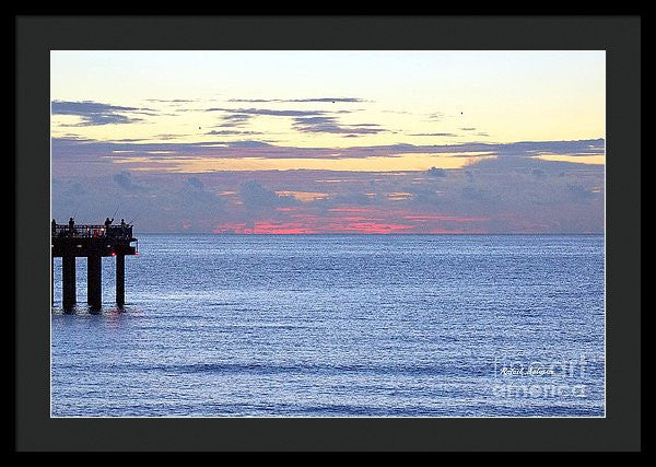 Framed Print - Sunrise In Florida Riviera