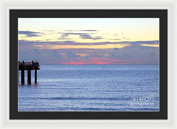 Framed Print - Sunrise In Florida Riviera