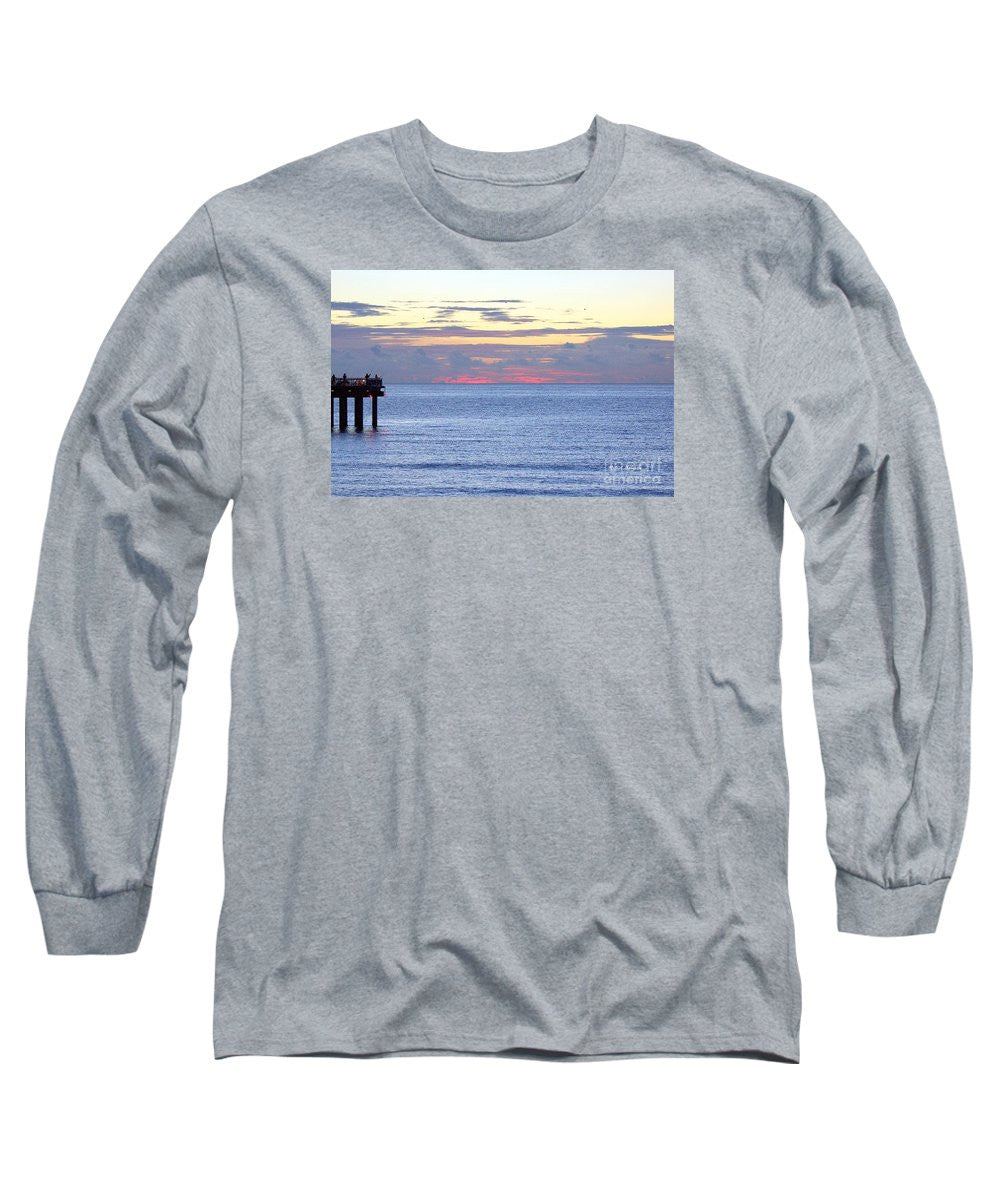 Long Sleeve T-Shirt - Sunrise In Florida Riviera