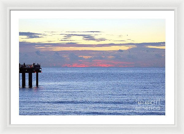 Framed Print - Sunrise In Florida Riviera