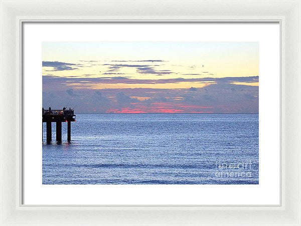 Framed Print - Sunrise In Florida Riviera