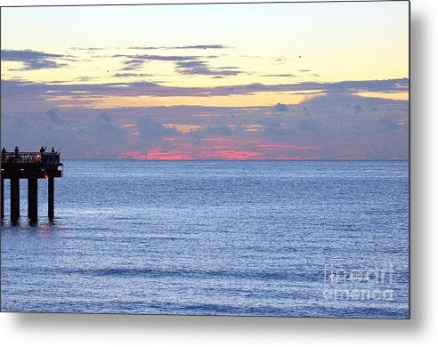 Metal Print - Sunrise In Florida Riviera