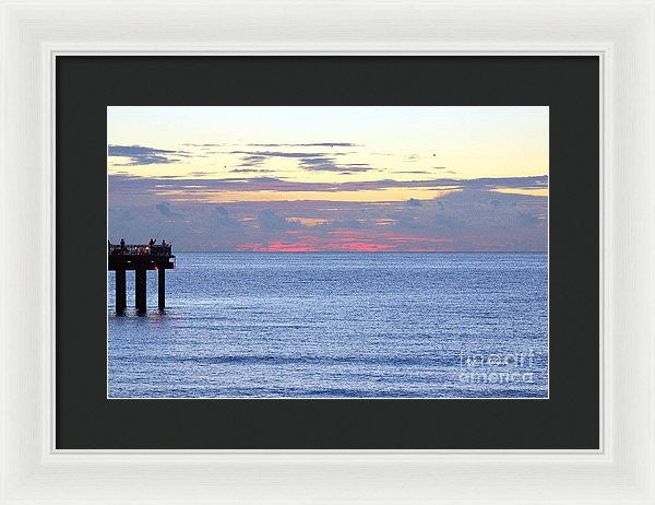 Framed Print - Sunrise In Florida Riviera