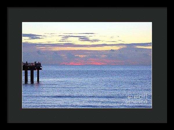 Framed Print - Sunrise In Florida Riviera