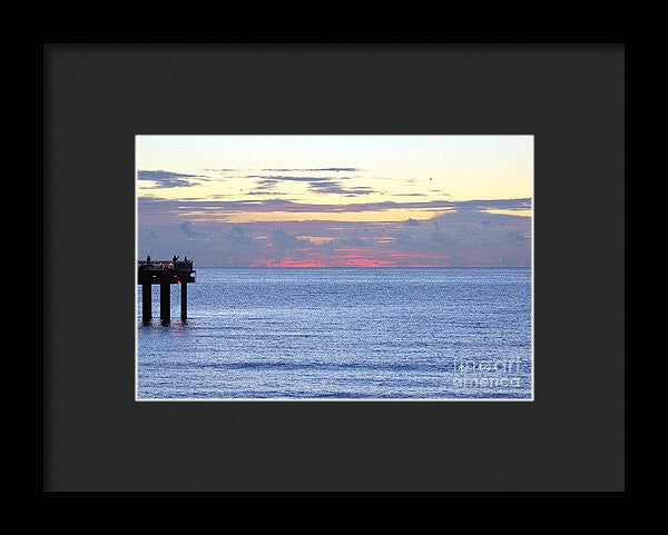 Framed Print - Sunrise In Florida Riviera