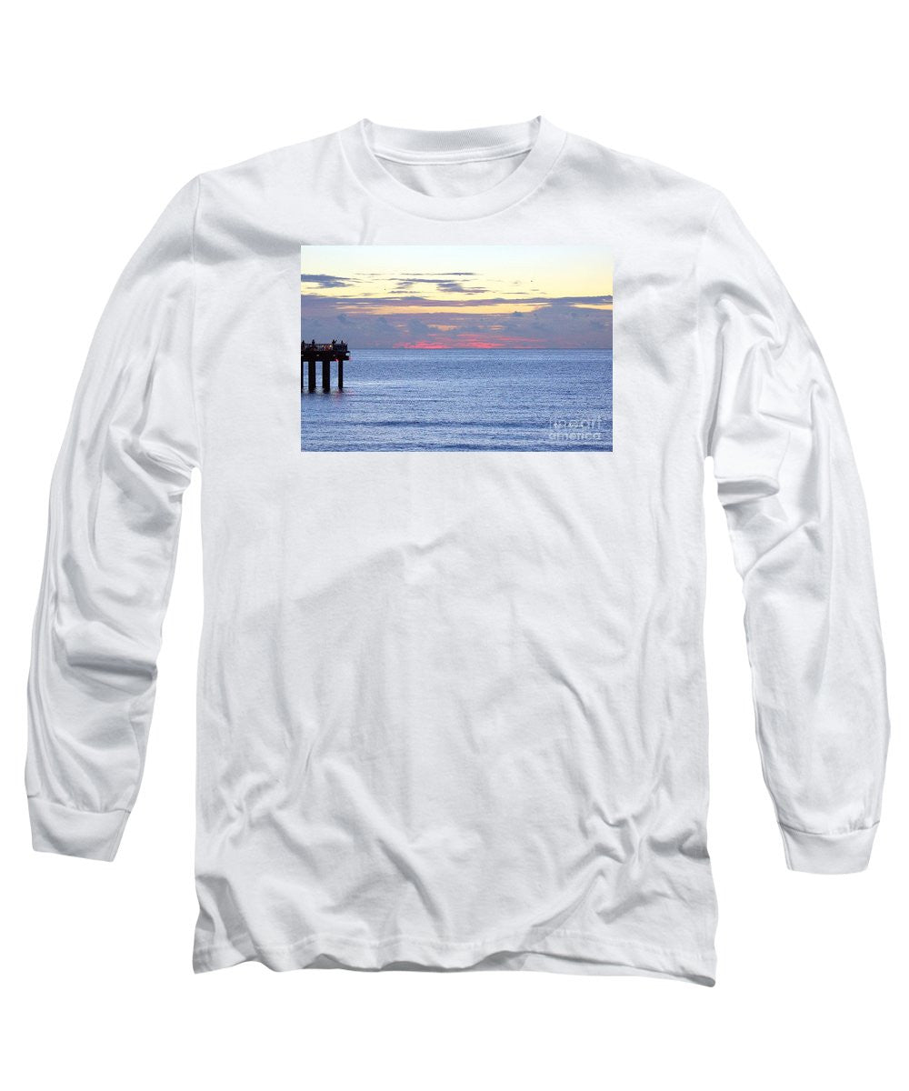 Long Sleeve T-Shirt - Sunrise In Florida Riviera