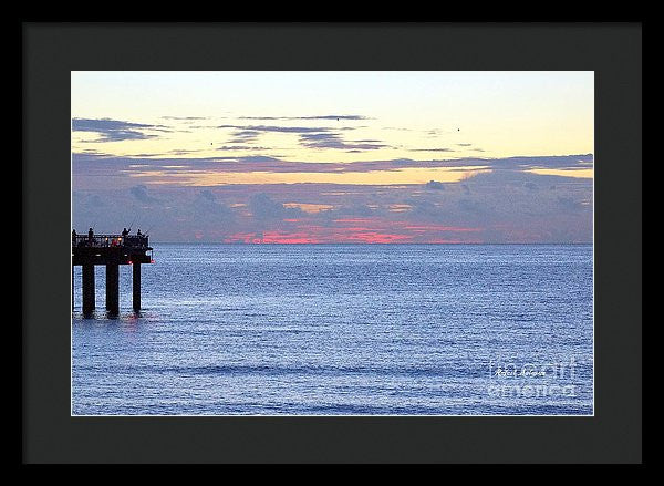 Framed Print - Sunrise In Florida Riviera