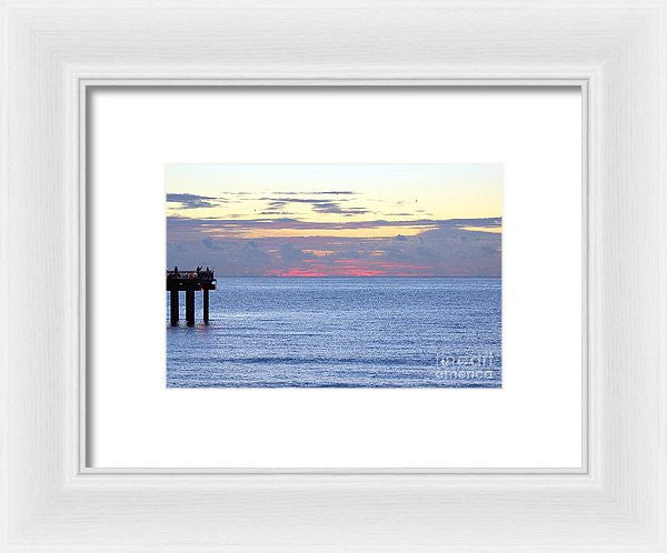 Framed Print - Sunrise In Florida Riviera