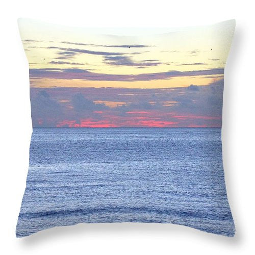 Throw Pillow - Sunrise In Florida Riviera
