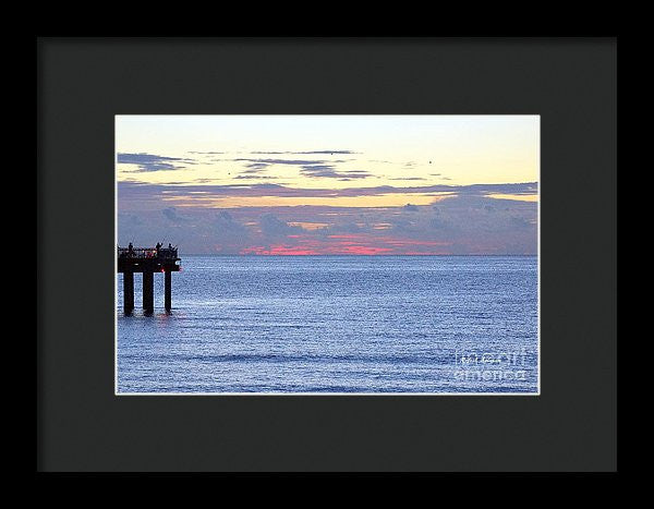 Framed Print - Sunrise In Florida Riviera